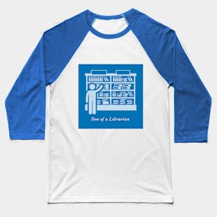 Son of a Librarian Podcast Logo Baseball T-Shirt